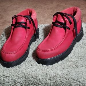 Red boots